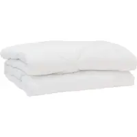 vidaXL Bettdecke mit Kissen 3 pcs Weiß Mikrofaser