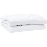vidaXL Sommerdecke Weiß 260 x 240 x 3 cm Polyester