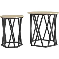vidaXL Couchtisch 2 stk. Sonoma-Eiche 50 x 50 x 50 cm
