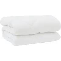 vidaXL Winterbettdecke mit Kissen 3 stk. Weiß Mikrofaser