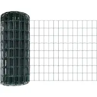 vidaXL Euro-Zaun mit Betonsockel 10 x 0,6 m PVC-beschichteter Stahl