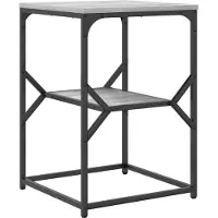 vidaXL Beistelltisch Graues Sonoma 41 x 40 x 60 cm