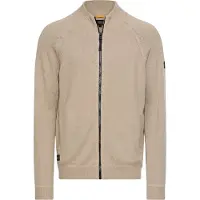 Camel active Strickjacke mit Reißverschluss in Beige | Gr.: XL