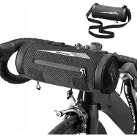 RockBros Tuba -Handtasche für das Lenkrad/Rahmen, Czarna 041b