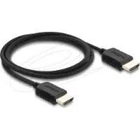 DeLOCK Koaxiales High Speed HDMI Kabel 8K 60 Hz 48 Gbps mit Geflechtmantel 1m