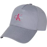 Calvin Klein Baseball Cap JEANS, Damen, grau (turbulence), Web, Baumwolle, unifarben, Caps Baseball Cap, in der Weite verstellbar, reine Baumwolle