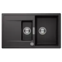 Schock Einbauspüle Cristadur Mono D-150 A Green Line Dusk DSK Exzenterbedienung