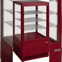 Saro Mini-Umluftkühlvitrine / Modell SC 70 rot; VE: 1