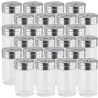 Rosenstein & Söhne 24-teiliges stilvolles Gewürzstreuer-Set aus Glas