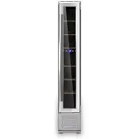 LES PETITS CHAMPS Einbau-Weinkühlschrank mit 7 Flaschen CAVSE7, Kapazität 22L, Thermodynamisches System, LED-Beleuchtung, 6 Regale