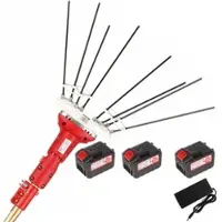 Sbaraglia Super23 Cordless - Elektrischer Akku-Olivenrüttler - Aluminium Teleskopschaft 150/250 cm - 3x (21 V-5,2 Ah)