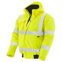 TeXXor Warnschutz Pilotenjacke WHISTLER, leuchtgelb 4118 , 1 Pilotenjacke, Größe 5XL