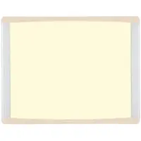 BI-Office Inka Magnettafel Vanilla, 58x45cm, Oberfläche aus Lackiertem Stahl, Rahmen aus Aluminium und beigem Kunststoff