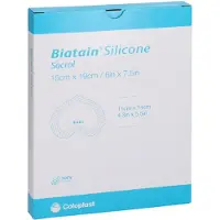 Biatain Silicone Schaumverb.Sakrum klein 15x19 cm 5 St Verband