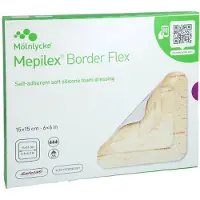 CC Pharma GmbH Mepilex Border Flex Schaumverb.haft.15x15 Cm 10 St