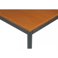Biedrax Bürotisch 80 x 80 cm JS4639tst - dunkelgrau - Kirsche