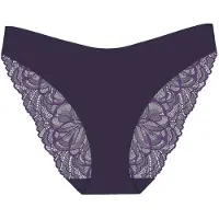 Triumph Tai-Slip "Body Make-Up Illusion Lace" florale Stretch-Spitze, hoher Beinausschnitt, weiche Microfaser