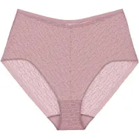 Triumph Klassischer Damenslip mit hoher Taille Signature Sheer Maxi EX 10215936 Rosa