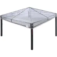 vidaXL Ersatzbezug für Pavillon 300 x 300 x 26 cm Transparent PVC