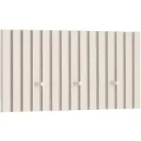 Sconto Garderobenpaneel Calumo , creme , Holzwerkstoff,Filz , Maße (cm): B: 60 H: 30 T: 7.5