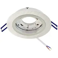 EVN Deckeneinbau rund alu satiniert IP20 GX53 EinbauØ105