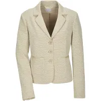 MADELEINE "Jerseyblazer Kurzblazer mit Wabenmuster" Strukturjersey