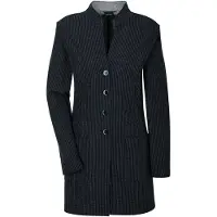 MADELEINE Longblazer "Gehrock Eleganter Einreiher mit Nadelstreifen" Nadelstreifen