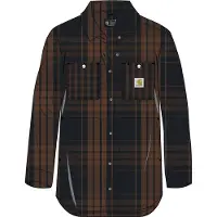 Carhartt Hemd Tencel Fiber Series Loose Twill Plaid Shirt Damen Black-XS