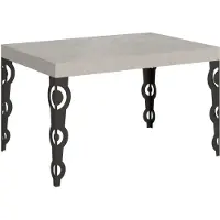 Itamoby Karamay Kaschmir Ausziehtisch 140/400x90 cm mit anthrazitfarbenen Beinen