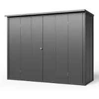 PRIMEYARD 228 x 84 cm Gartenschrank, anthrazit - (GFPV00931)