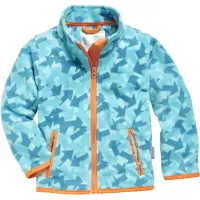 Playshoes Fleece-Jacke Pfeile Camouflage in Petrol | Gr.: 98