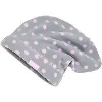 Playshoes Fleece-Beanie in Grau - 53 cm