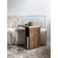 DTP Home Beistelltisch Evo aus recyceltem Teakholz, modern, oval, natur, handgefertigtes Unikat