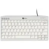 BakkerElkhuizen UltraBoard 950 V2 DE Qwertz, Kabelgebunden, USB, Scherenschalter, QWERTZ, Dunkles Grau, Hellgrau