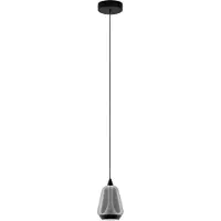 Lyora Design-Pendelleuchte Alish 1-flammiges Rauchglas
