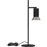 Lyora Design-Tischleuchte Luvia schwarz mit bronze