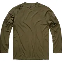 Brandit Longsleeve "Quick Dry Shirt Longsleeve" in Grün | Gr.: 5XL