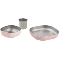 Beaba Geschirrset Inox Zuckerwatte