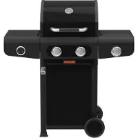 Barbecook Siesta 210 Black Edition, 8000 W, Grill, Gas, 2 Zone(n), 2900 W, Edelstahl-Brennersystem