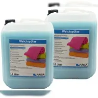 Faba Chemie FABA Weichspüler blau 2 x 10 L für weiche Wäsche mit angenehm frischem Duft