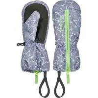 Playshoes Fäustling Sterne mit Reißverschluss in jeansblau | Gr.: 4