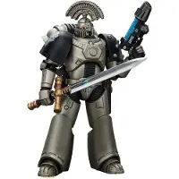 Joy toy Eisen Warhammer Die Horus-häresie Krieger Taktischer Sergeant Mkvi Energieschwert Plasmapistole Figur 1/18 12 Cm