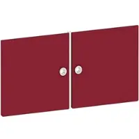 Viasit Tür für Regal »System 4« breit rot, 75x37.5x1.5 cm