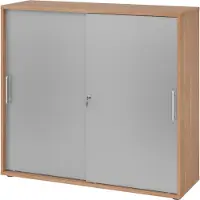 Bümö Schiebetürenschrank office - 3 Ordnerhöhen