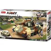 Sluban Panther Panzer Klemmbausteinen