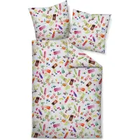 Janine Design Mako-Satin-Bettwäsche-Garnitur 42164 modern art S Farbe multicolor Größe 135x200+80x80