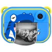VR Shinecon Kinderkamera Zoo Family Dinosaurier Blau