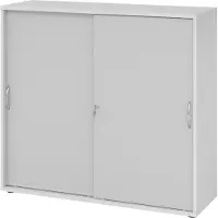 Bümö Schiebetürenschrank office - 3 Ordnerhöhen