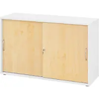 Bümö Schiebetürenschrank office - 2 Ordnerhöhen