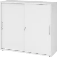 Bümö Schiebetürenschrank office - 3 Ordnerhöhen